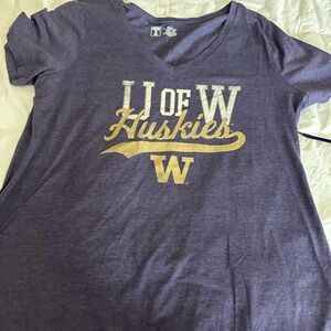 Purple U of W Huskies T-Shirt